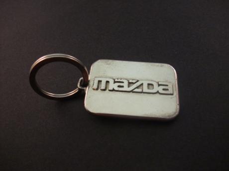 Mazda japans automerk logo blauw-zilverkleur sleutelhanger (2)